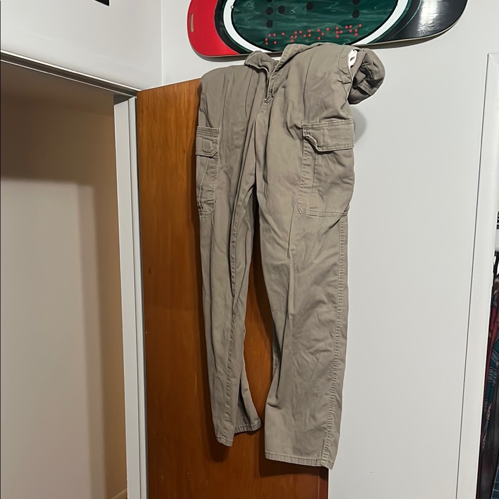 Men's Wrangler Khaki Cargo Pants